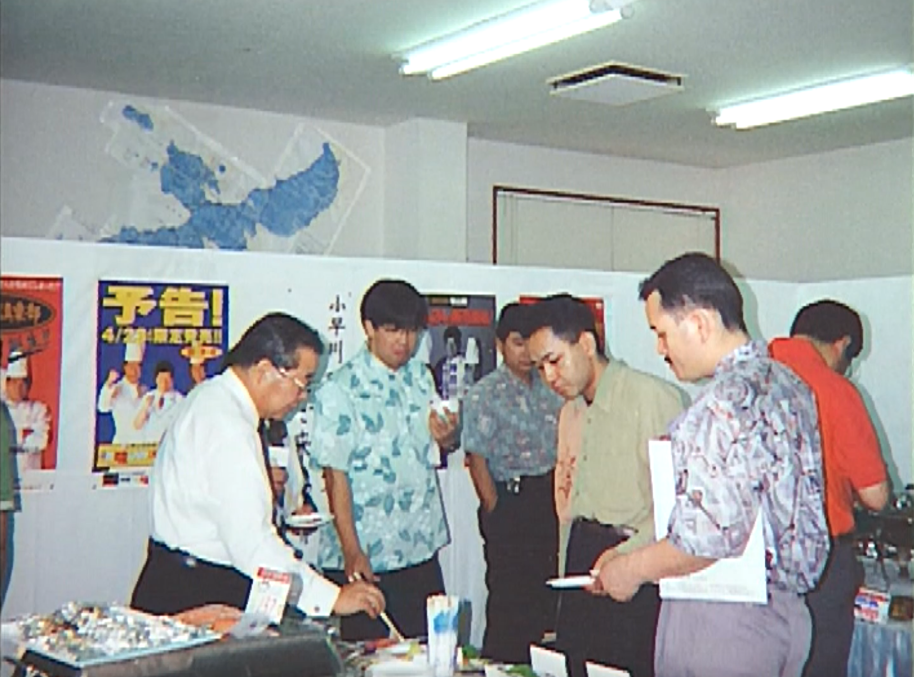 沖縄進出時の展示会の様子